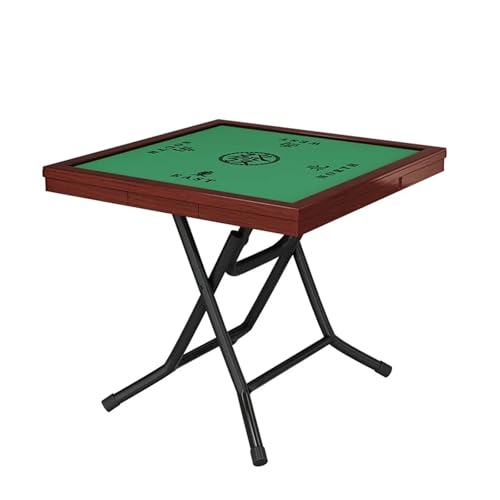 JCXIOC Klapptisch für Mahjong Klappbarer Mahjong-Tisch, Faltbarer quadratischer Poker-Kartenspieltisch for den Haushalt(Color2) von JCXIOC