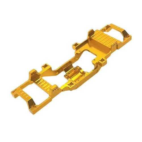 JCxYGAP 1 24 skalierende RC -Auto -Upgrade -Teile Metall -Chassis -Rahmenzubehör, kompatibel mit verschiedenen Modellen(Yellow) von JCxYGAP