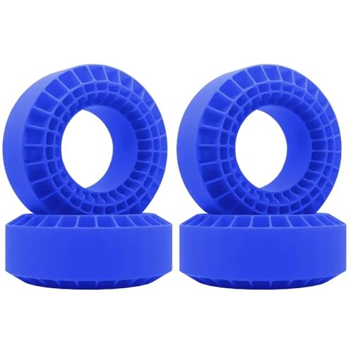 JCxYGAP 1. 9 Radreifen Gummieinsätze Schaum kompatibel mit 1 10 -Skala -Crawler -Autozubehör Universal Fit(4PCS Blue) von JCxYGAP