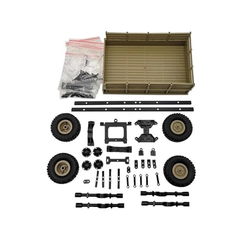 JCxYGAP 4WD 6WD Militärs Suspensionsteile für Offroad-Fahrzeugmodelle B14 B24 B16 B36 DIY-Anhänger-Upgrade Klettermodifikation kompatibel mit verschiedenen Marken(Yellow) von JCxYGAP