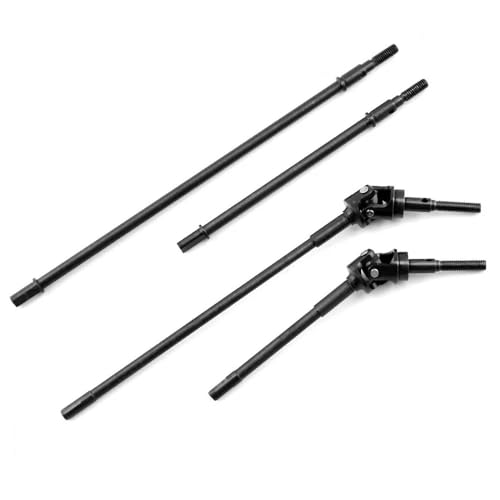 JCxYGAP AR60 vordere Hinterachse Welle Heavy Duty Metal Stahl Kompatibel mit 1 10 -Skala RC Crawler Car -Modelle mit 90018 90020 90045 90048 90056 SMT10 -Serie kompatibel(Front and Rear) von JCxYGAP