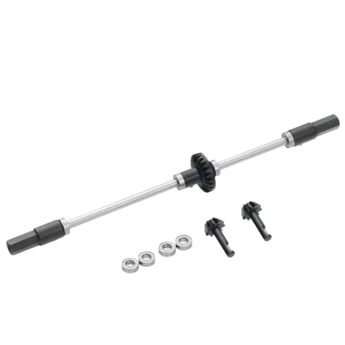 JCxYGAP Kompatibel mit RC-Automodellen B14 B24 B-24 C14 C24 C-24 B16 B36 Q60 1/16 Vordere Hinterachetrat-Upgrade Metal Gear Bridge Achs Ersatzteile(MEDIUM) von JCxYGAP