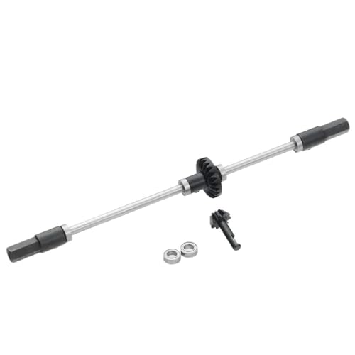 JCxYGAP Kompatibel mit RC-Automodellen B14 B24 B-24 C14 C24 C-24 B16 B36 Q60 1/16 Vordere Hinterachetrat-Upgrade Metal Gear Bridge Achs Ersatzteile(Rear) von JCxYGAP
