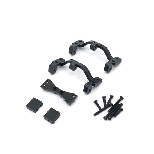 JCxYGAP Metall -Pull -Stange -Halterung und Servo -Halterungshalterung kompatibel mit Mn Mn99S C14 C24 B14 B24 RC -Auto -Upgrade -Teile Anpassungen C24 Mn99s Modelle(for Black) von JCxYGAP