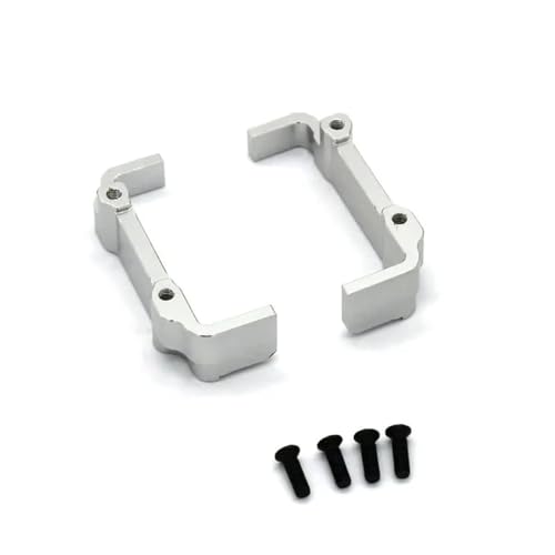 JCxYGAP Metallhalter -Upgrade Kompatibel mit kompatible RC -Cars 144010 144001 144002 124016 124017 124018 124019 Ersatzteile(Silver) von JCxYGAP