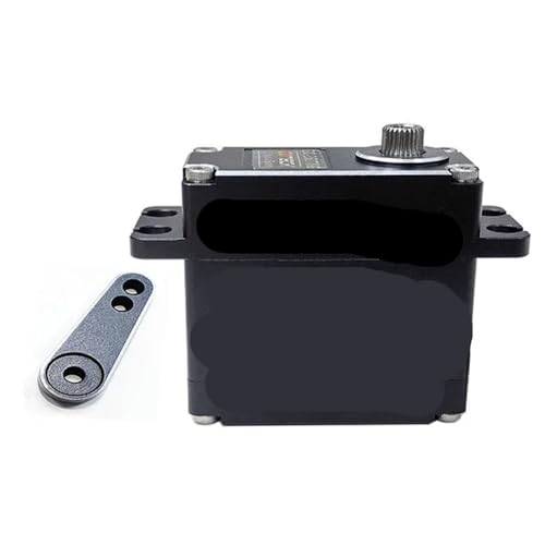 JCxYGAP Wasserdichtes Lenkservo für RC -Fahrzeuge 35 kg Voll Aluminium Case Coreless Digital Servo 8. 4V Full Metal Gear IP67 -Bewertung kompatibel mit Standard -RC -Modellen(GC3507MG-180) von JCxYGAP