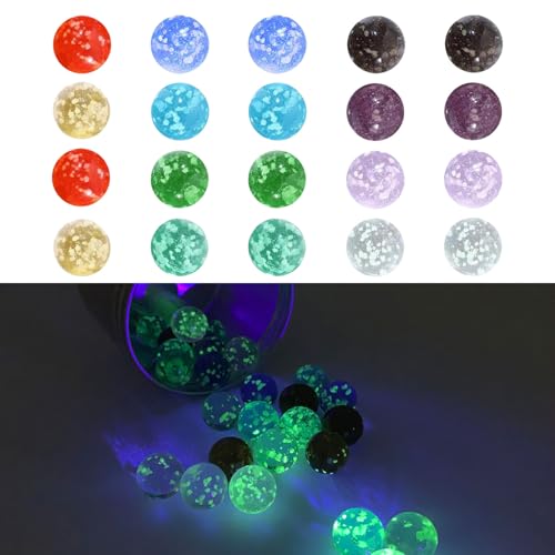 JDCMEI 20 Stücke Glasmurmeln, 16 mm Bunte Glasmurmeln, Murmeln Leuchtet Im Dunkeln, Leuchtmurmeln Kinder, Glasmurmeln Im Dunkeln Leuchten für Murmelspiel Kinder, Marmorbahn-Spiel, Heimdekoration JDCMEI 20 Stücke Glasmurmeln, 16 mm Bunte Glasmurmeln, Murmeln Leuchtet Im Dunkeln, Leuchtmurmeln Kinder, Glasmurmeln Im Dunkeln Leuchten für Murmelspiel Kinder, Marmorbahn-Spiel, Heimdekoration von JDCMEI