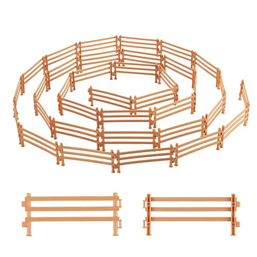 JDCMEI 60 Stück Pferdezaun Spielzeug, Pferd Corral Fechten Zubehör Spielzeug, Mini Zaun für Kinder, Miniatur Zaun Bauernhof für Micro Landschaft Deko Pädagogische Geschenk JDCMEI 60 Stück Pferdezaun Spielzeug, Pferd Corral Fechten Zubehör Spielzeug, Mini Zaun für Kinder, Miniatur Zaun Bauernhof für Micro Landschaft Deko Pädagogische Geschenk von JDCMEI