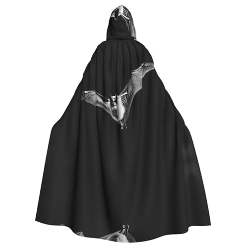 JDFHGNU Kapuzenumhang für Erwachsene, Unisex, Hexenumhang, Weihnachten, Party, Umhang, Fledermäuse im Himmel, Muster JDFHGNU Kapuzenumhang für Erwachsene, Unisex, Hexenumhang, Weihnachten, Party, Umhang, Fledermäuse im Himmel, Muster von JDFHGNU
