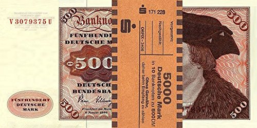 JDS Collection - 10 x 500 DM, Deutsche Mark, Geldscheine 1980, mit Banderole - Reproduktion - TOYS_AND_GAMES - All Ages - 10 x 500 DM Deutsche Mark, Geldscheine 1980, mit Banderole von JDS Collection