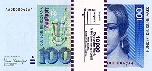 *** 100 x 100 DM, Deutsche Mark, Geldscheine 1991, mit Banderole - Reproduktion *** von JDS Collection