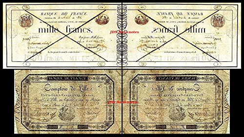 *** 250, 1000 französische Francs - Ausgabe 1810 - 1816 - alte Währung - Reproduktion *** von JDS Collection