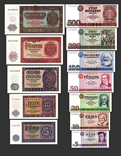 *** 5, 10, 20, 50, 100, 200, 500 DDR Mark Geldscheine 1955,1971 Alte Währung 2 Sätze - Alte DDR Währung - Pick 017-21 und 27-33 - Reproduktion *** *** 5, 10, 20, 50, 100, 200, 500 DDR Mark Geldscheine 1955,1971 Alte Währung 2 Sätze - Alte DDR Währung - Pick 017-21 und 27-33 - Reproduktion *** von JDS Collection