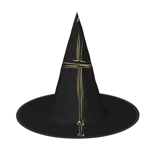 JDbncxe 1PC Halloween Hut - Dunkle Kreuz Druck Hexen Dekor Party Cosplay Zubehör Festlich Karneval Stirnband Magic Wizard Cap JDbncxe 1PC Halloween Hut - Dunkle Kreuz Druck Hexen Dekor Party Cosplay Zubehör Festlich Karneval Stirnband Magic Wizard Cap von JDbncxe