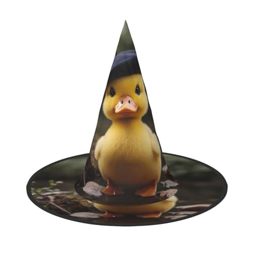 JDbncxe 1PC Halloween Hut - Entchen in einem Hut Druck Hexen Dekor Party Cosplay Zubehör Festlich Karneval Stirnband Magic Wizard Cap JDbncxe 1PC Halloween Hut - Entchen in einem Hut Druck Hexen Dekor Party Cosplay Zubehör Festlich Karneval Stirnband Magic Wizard Cap von JDbncxe