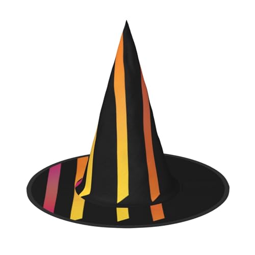 JDbncxe 1PC Halloween Hut - Gradient Stripes Print Hexen Dekor Party Cosplay Zubehör Festlich Karneval Stirnband Magic Wizard Cap JDbncxe 1PC Halloween Hut - Gradient Stripes Print Hexen Dekor Party Cosplay Zubehör Festlich Karneval Stirnband Magic Wizard Cap von JDbncxe
