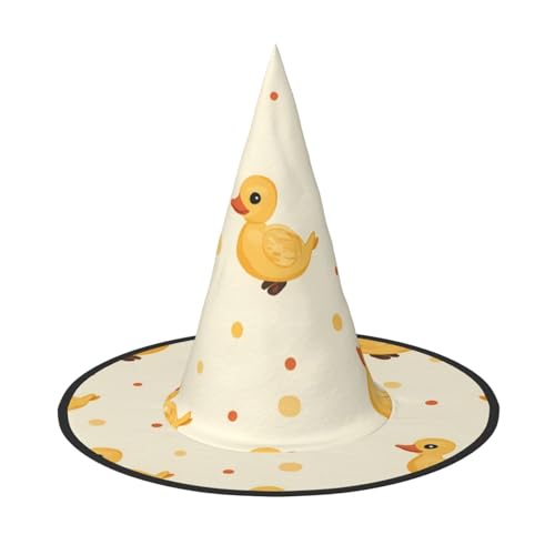 JDbncxe 1PC Halloween Hut - Handbemalte Ente Druck Hexen Dekor Party Cosplay Zubehör Festlich Karneval Stirnband Magic Wizard Cap JDbncxe 1PC Halloween Hut - Handbemalte Ente Druck Hexen Dekor Party Cosplay Zubehör Festlich Karneval Stirnband Magic Wizard Cap von JDbncxe