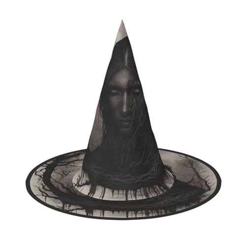 JDbncxe 1PC Halloween Hut - Horrible Zweige Druck Hexen Dekor Party Cosplay Zubehör Festlich Karneval Stirnband Magic Wizard Cap JDbncxe 1PC Halloween Hut - Horrible Zweige Druck Hexen Dekor Party Cosplay Zubehör Festlich Karneval Stirnband Magic Wizard Cap von JDbncxe