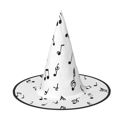 JDbncxe 1PC Halloween Hut - Musiknoten Druck Hexen Dekor Party Cosplay Zubehör Festlich Karneval Stirnband Magic Wizard Cap JDbncxe 1PC Halloween Hut - Musiknoten Druck Hexen Dekor Party Cosplay Zubehör Festlich Karneval Stirnband Magic Wizard Cap von JDbncxe