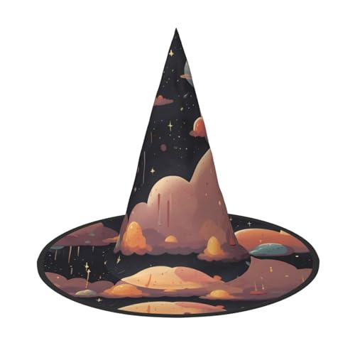 JDbncxe 1PC Halloween Hut - Stern Regen Druck Hexen Dekor Party Cosplay Zubehör Festlich Karneval Stirnband Magic Wizard Cap JDbncxe 1PC Halloween Hut - Stern Regen Druck Hexen Dekor Party Cosplay Zubehör Festlich Karneval Stirnband Magic Wizard Cap von JDbncxe