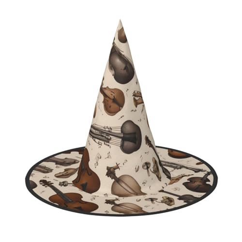JDbncxe 2 Stück Halloween-Hut – Musikinstrumente Weltdruck Hexen Dekor Party Cosplay Zubehör Festlicher Karneval Stirnband Magic Wizard Cap JDbncxe 2 Stück Halloween-Hut – Musikinstrumente Weltdruck Hexen Dekor Party Cosplay Zubehör Festlicher Karneval Stirnband Magic Wizard Cap von JDbncxe