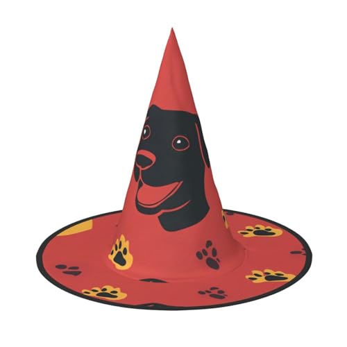 JDbncxe 2 Stück Halloween-Hut – Nahaufnahme eines Hundekopfes mit solidem Hintergrund, Hexen-Dekor, Party, Cosplay-Zubehör, festlicher Karnevals-Stirnband, magische Zauberer-Kappe JDbncxe 2 Stück Halloween-Hut – Nahaufnahme eines Hundekopfes mit solidem Hintergrund, Hexen-Dekor, Party, Cosplay-Zubehör, festlicher Karnevals-Stirnband, magische Zauberer-Kappe von JDbncxe