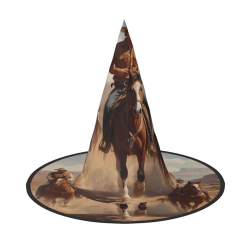 JDbncxe 2 Stück Halloween-Hut – Wüstenreiter-Druck, Hexen-Dekor, Party, Cosplay-Zubehör, festlicher Karneval, Stirnband, magische Zauberer-Kappe JDbncxe 2 Stück Halloween-Hut – Wüstenreiter-Druck, Hexen-Dekor, Party, Cosplay-Zubehör, festlicher Karneval, Stirnband, magische Zauberer-Kappe von JDbncxe