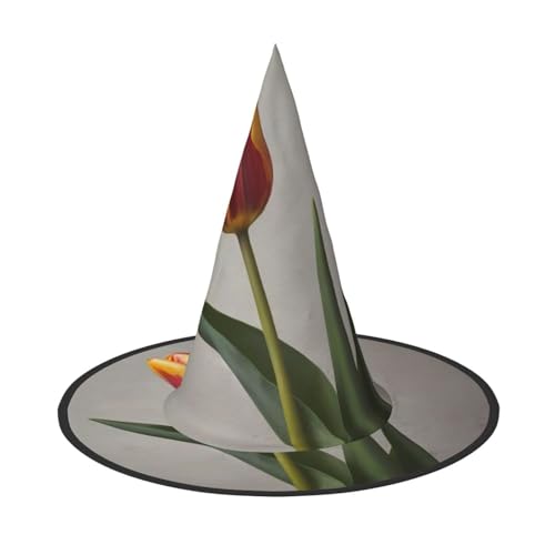 JDbncxe 2 Stück Halloween-Hut – ein Tulpenaufdruck, Hexen-Dekor, Party, Cosplay-Zubehör, festlicher Karnevals-Stirnband, magische Zauberer-Kappe JDbncxe 2 Stück Halloween-Hut – ein Tulpenaufdruck, Hexen-Dekor, Party, Cosplay-Zubehör, festlicher Karnevals-Stirnband, magische Zauberer-Kappe von JDbncxe