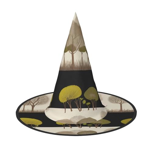 JDbncxe 3 Stück Halloween-Hut – Grüner Hain-Druck, Hexen-Dekor, Party, Cosplay-Zubehör, festlicher Karnevals-Stirnband, magische Zauberer-Kappe JDbncxe 3 Stück Halloween-Hut – Grüner Hain-Druck, Hexen-Dekor, Party, Cosplay-Zubehör, festlicher Karnevals-Stirnband, magische Zauberer-Kappe von JDbncxe