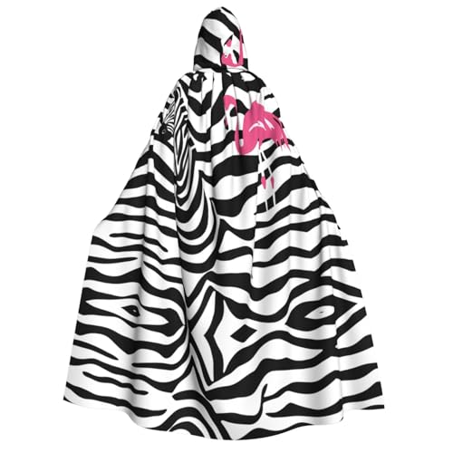 JDbncxe Halloween Kapuzenumhang Kostüm - Unisex Erwachsene Abstrakter Zebradruck Umhang für Partys, Karneval, Comic Ausstellungen & mehr JDbncxe Halloween Kapuzenumhang Kostüm - Unisex Erwachsene Abstrakter Zebradruck Umhang für Partys, Karneval, Comic Ausstellungen & mehr von JDbncxe