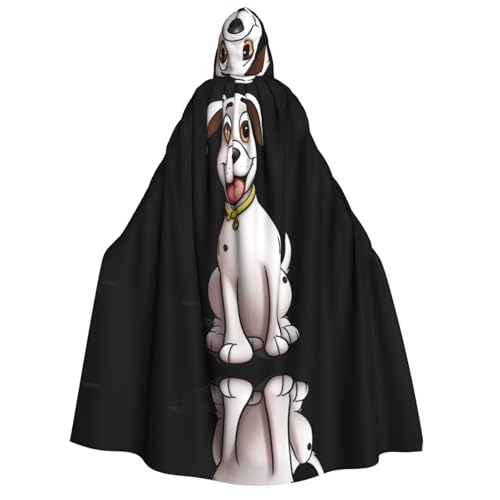 JDbncxe Halloween Kapuzenumhang Kostüm – Unisex Erwachsene Cartoon kleiner weißer Hund Druck Umhang für Partys, Karneval, Comic Ausstellungen und mehr JDbncxe Halloween Kapuzenumhang Kostüm – Unisex Erwachsene Cartoon kleiner weißer Hund Druck Umhang für Partys, Karneval, Comic Ausstellungen und mehr von JDbncxe