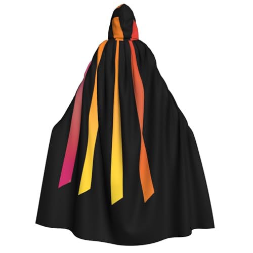 JDbncxe Halloween Kapuzenumhang Kostüm - Unisex Erwachsene Gradient Streifen Druck Umhang für Partys, Karneval, Comic Ausstellungen & mehr JDbncxe Halloween Kapuzenumhang Kostüm - Unisex Erwachsene Gradient Streifen Druck Umhang für Partys, Karneval, Comic Ausstellungen & mehr von JDbncxe