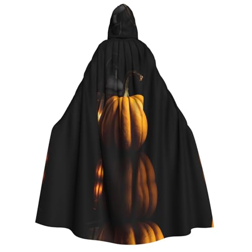 JDbncxe Halloween Kapuzenumhang Kostüm - Unisex Erwachsene Kürbisse und Laternen Druck Umhang für Partys, Karneval, Comic Ausstellungen & mehr JDbncxe Halloween Kapuzenumhang Kostüm - Unisex Erwachsene Kürbisse und Laternen Druck Umhang für Partys, Karneval, Comic Ausstellungen & mehr von JDbncxe