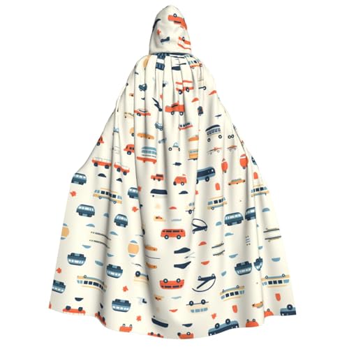 JDbncxe Halloween Kapuzenumhang Kostüm - Unisex Erwachsene Transportkollektion Druck Umhang für Partys, Karneval, Comic Ausstellungen & mehr von JDbncxe