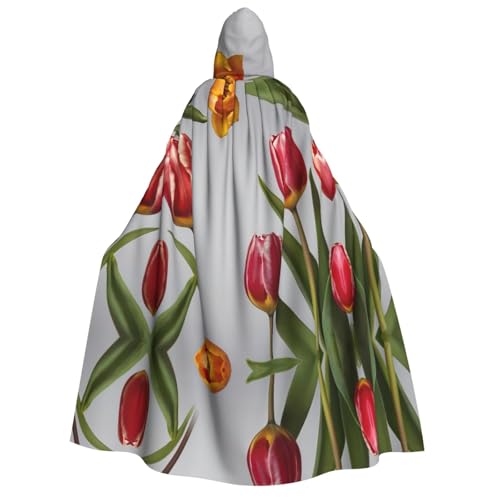 JDbncxe Halloween-Kostüm mit Kapuze, Unisex, Erwachsene, schöner Blumendruck, Umhang für Partys, Karneval, Comic-Ausstellungen und mehr JDbncxe Halloween-Kostüm mit Kapuze, Unisex, Erwachsene, schöner Blumendruck, Umhang für Partys, Karneval, Comic-Ausstellungen und mehr von JDbncxe