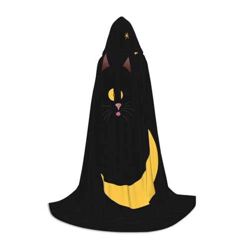 JDbncxe L Halloween Kapuzen Umhang Cartoon Niedlich Katze Drucken - Unisex Kostüm Umhang für Cosplay Comic Ausstellung Karneval Party JDbncxe L Halloween Kapuzen Umhang Cartoon Niedlich Katze Drucken - Unisex Kostüm Umhang für Cosplay Comic Ausstellung Karneval Party von JDbncxe