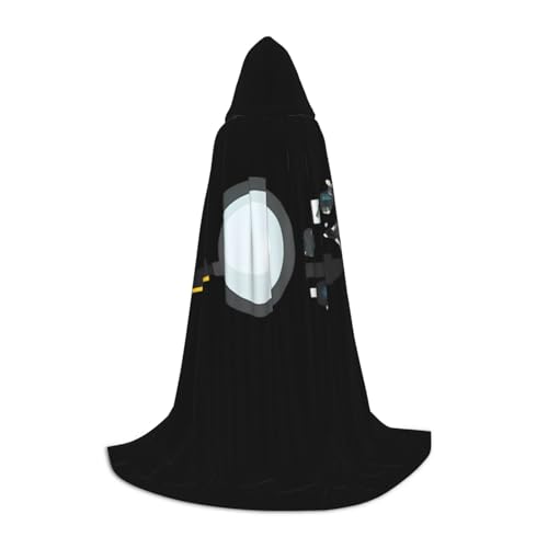 JDbncxe L Halloween Kapuzen Umhang Lupe Druck - Unisex Kostüm Umhang für Cosplay Comic Ausstellung Karneval Party JDbncxe L Halloween Kapuzen Umhang Lupe Druck - Unisex Kostüm Umhang für Cosplay Comic Ausstellung Karneval Party von JDbncxe