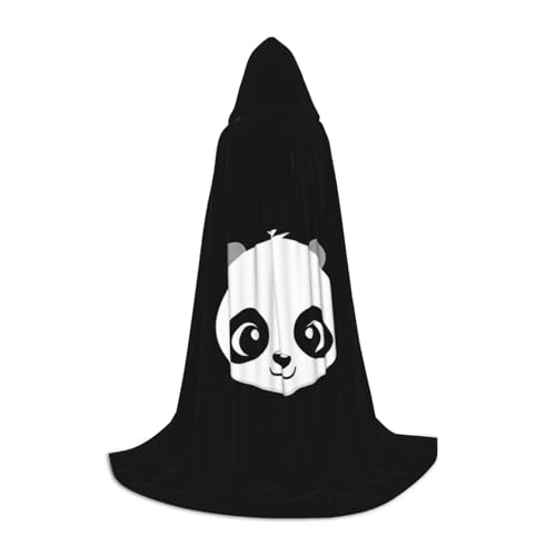 JDbncxe L Halloween Kapuzen Umhang Schwarz Weiß Bärenkopf Druck - Unisex Kostüm Umhang für Cosplay Comic Ausstellung Karneval Party JDbncxe L Halloween Kapuzen Umhang Schwarz Weiß Bärenkopf Druck - Unisex Kostüm Umhang für Cosplay Comic Ausstellung Karneval Party von JDbncxe
