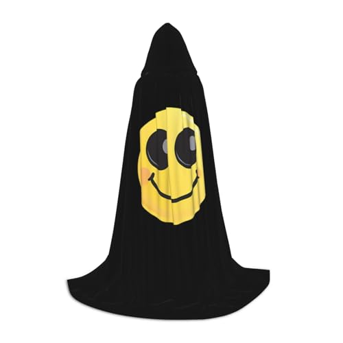 JDbncxe L Halloween Kapuzenumhang Große Augen lächelnd Gesicht Druck - Unisex Kostüm Umhang für Cosplay Comic Ausstellung Karneval Party JDbncxe L Halloween Kapuzenumhang Große Augen lächelnd Gesicht Druck - Unisex Kostüm Umhang für Cosplay Comic Ausstellung Karneval Party von JDbncxe