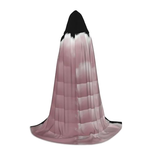 JDbncxe L Halloween Kapuzenumhang Rosa Cotton Candy Print - Unisex Kostüm Umhang für Cosplay Comic Ausstellung Karneval Party JDbncxe L Halloween Kapuzenumhang Rosa Cotton Candy Print - Unisex Kostüm Umhang für Cosplay Comic Ausstellung Karneval Party von JDbncxe