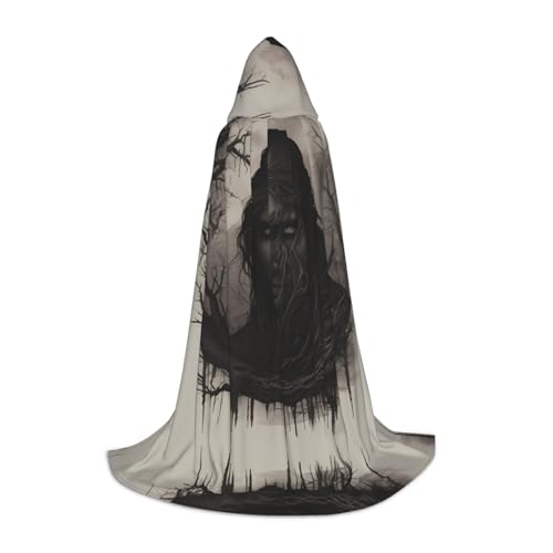 JDbncxe L Halloween Kapuzenumhang Schreckliche Zweige Druck - Unisex Kostüm Umhang für Cosplay, Comic Ausstellung, Karneval Party JDbncxe L Halloween Kapuzenumhang Schreckliche Zweige Druck - Unisex Kostüm Umhang für Cosplay, Comic Ausstellung, Karneval Party von JDbncxe