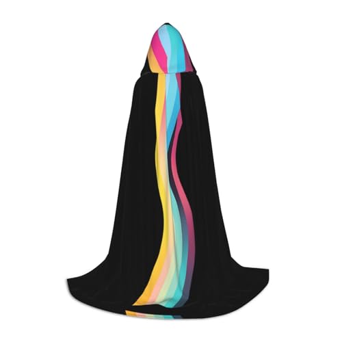 JDbncxe L Halloween-Kapuzenumhang mit Farbverlauf, Druck – Unisex-Kostüm-Umhang für Cosplay, Comic-Ausstellung, Karnevalsparty JDbncxe L Halloween-Kapuzenumhang mit Farbverlauf, Druck – Unisex-Kostüm-Umhang für Cosplay, Comic-Ausstellung, Karnevalsparty von JDbncxe