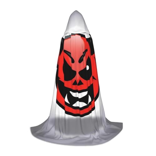 JDbncxe M Halloween Kapuzen Umhang Kleiner Teufel Smiley Gesicht Druck - Unisex Kostüm Umhang für Cosplay Comic Ausstellung Karneval Party JDbncxe M Halloween Kapuzen Umhang Kleiner Teufel Smiley Gesicht Druck - Unisex Kostüm Umhang für Cosplay Comic Ausstellung Karneval Party von JDbncxe