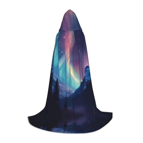 JDbncxe M Halloween Kapuzenumhang Die Schönheit der Aurora Druck - Unisex Kostüm Umhang für Cosplay, Comic Ausstellung, Karneval Party JDbncxe M Halloween Kapuzenumhang Die Schönheit der Aurora Druck - Unisex Kostüm Umhang für Cosplay, Comic Ausstellung, Karneval Party von JDbncxe