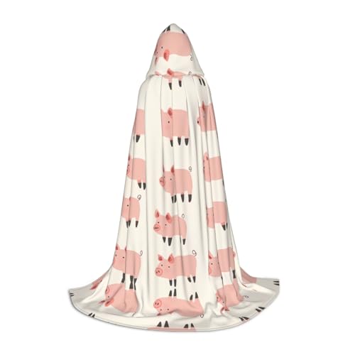 JDbncxe M Halloween Kapuzenumhang Ferkelreihen Druck - Unisex Kostüm Umhang für Cosplay Comic Ausstellung Karneval Party JDbncxe M Halloween Kapuzenumhang Ferkelreihen Druck - Unisex Kostüm Umhang für Cosplay Comic Ausstellung Karneval Party von JDbncxe