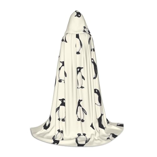 JDbncxe M Halloween Kapuzenumhang Pinguins Verschiedene Stehhaltungen Druck - Unisex Kostüm Umhang für Cosplay Comic Ausstellung Karneval Party JDbncxe M Halloween Kapuzenumhang Pinguins Verschiedene Stehhaltungen Druck - Unisex Kostüm Umhang für Cosplay Comic Ausstellung Karneval Party von JDbncxe
