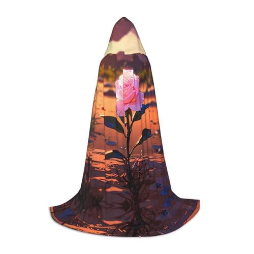 JDbncxe M Halloween Kapuzenumhang Wüstenrose Druck - Unisex Kostüm Umhang für Cosplay Comic Ausstellung Karneval Party JDbncxe M Halloween Kapuzenumhang Wüstenrose Druck - Unisex Kostüm Umhang für Cosplay Comic Ausstellung Karneval Party von JDbncxe