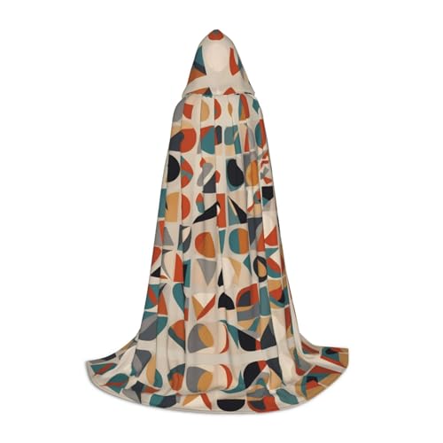 JDbncxe S Halloween-Kapuzenumhang, farbiger Baudruck, Unisex-Kostüm-Umhang für Cosplay, Comic-Ausstellung, Karnevalsparty JDbncxe S Halloween-Kapuzenumhang, farbiger Baudruck, Unisex-Kostüm-Umhang für Cosplay, Comic-Ausstellung, Karnevalsparty von JDbncxe