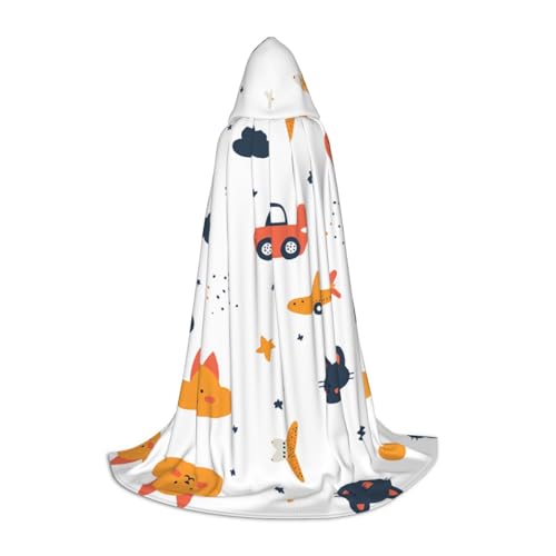 JDbncxe S Halloween Kapuzenumhang Cartoons Druck - Unisex Kostüm Umhang für Cosplay Comic Ausstellung Karneval Party JDbncxe S Halloween Kapuzenumhang Cartoons Druck - Unisex Kostüm Umhang für Cosplay Comic Ausstellung Karneval Party von JDbncxe