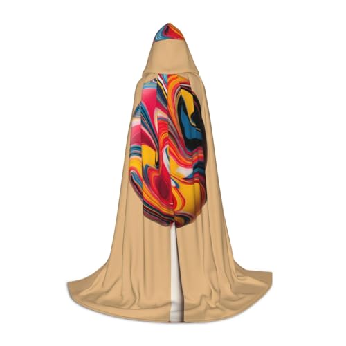 JDbncxe S Halloween Kapuzenumhang Lutscher Druck - Unisex Kostüm Umhang für Cosplay, Comic Ausstellung, Karneval Party JDbncxe S Halloween Kapuzenumhang Lutscher Druck - Unisex Kostüm Umhang für Cosplay, Comic Ausstellung, Karneval Party von JDbncxe